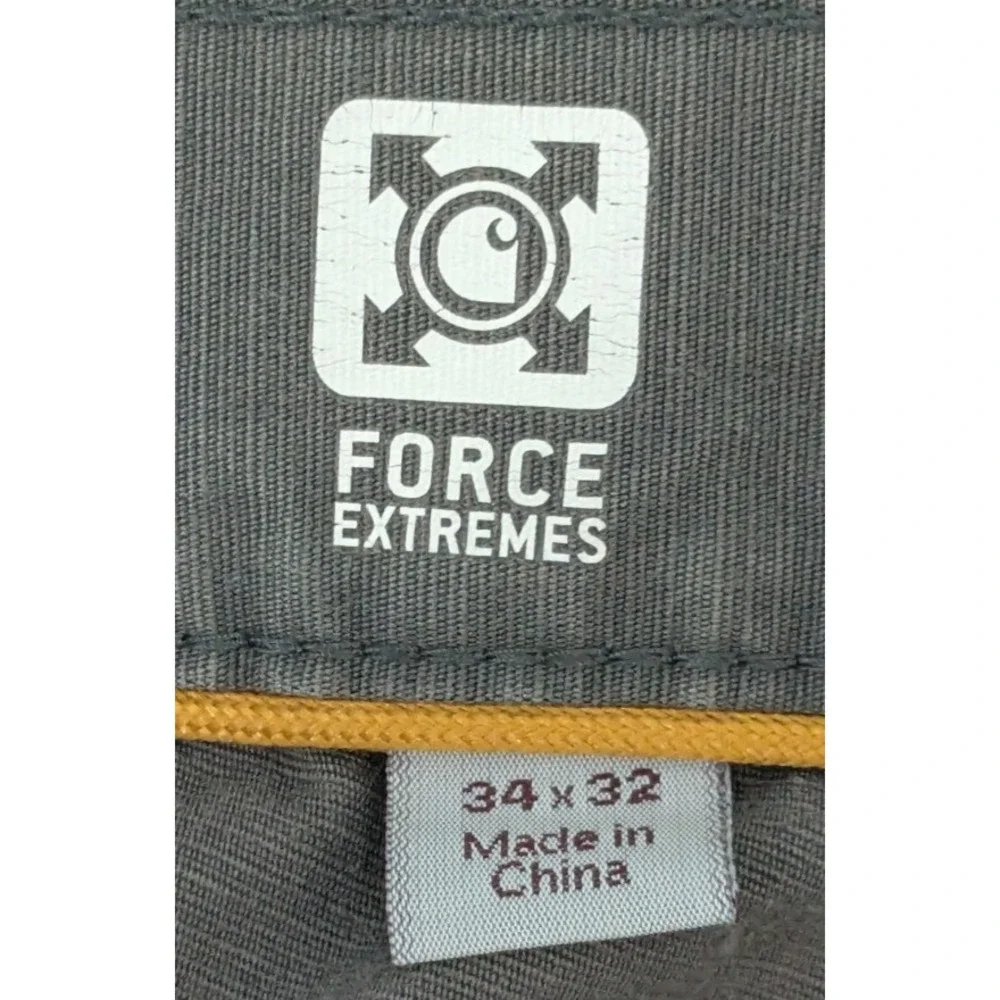 Carhartt Force Extremes Cargo Pants Men 34x32 Fit 29x32 Grey Relaxed Work 101964